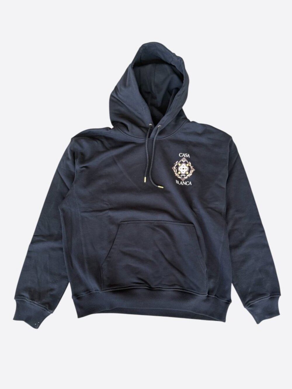 Casablanca Black & Multicolor Championship Logo Hoodie